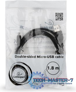Kabel USB -> Micro USB dwustronne 1.8m