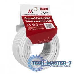 Kabel koncentryczny 1.0CCS RG6 25m MCTV-574