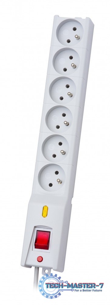 Listwa przeciwprzepięciowa LX 610, 1L, 1.5m, szara Listwa przeciwprzepięciowa LX 610, 1L, 1.5m, szara