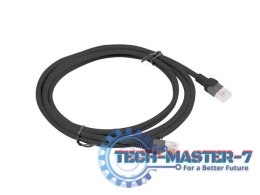 PATCHCORD KAT.6 2M CZARNY FLUKE PASSED LANBERG