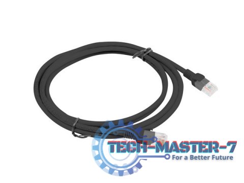 PATCHCORD KAT.6 2M CZARNY FLUKE PASSED LANBERG