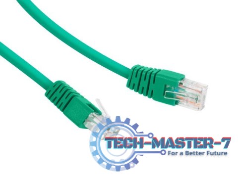 Patch cord Kat.6 UTP 0.25m zielony