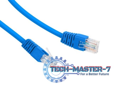 Patch cord Kat.6 UTP 1m niebieski Patch cord Kat.6 UTP 1m niebieski
