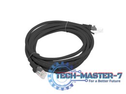 Patchcord kat.5e 3.0M UTP czarny