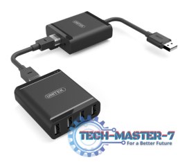 Przedłużacz USB2.0 over IP 4xUSB; 60m; Y-2516