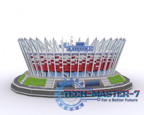 Puzzle 105 elementów 3D Stadion PGE Narodowy Puzzle 105 elementów 3D Stadion PGE Narodowy