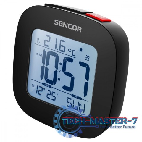 SDC 1200 B Budzik z termometrem, zegar sterowany radiem