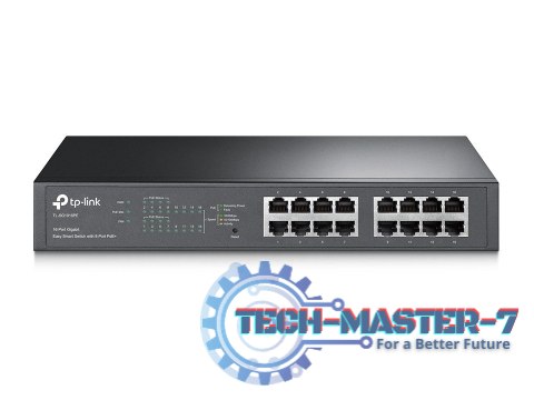 SG1016PE switch Smart 16x1GbE (8xPoE+)