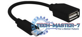 Adapter USB Typ-C 2.0 męski -> USB żeński