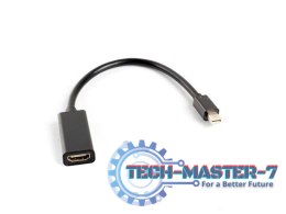 Adapter mini DisplayPort (M) -> HDMI (F) na kablu