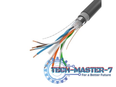 Kabel LAN FTP KAT-6 305M drut outdoor żelowany cu fluke, czarny Kabel LAN FTP KAT-6 305M drut outdoor żelowany cu fluke, czarny