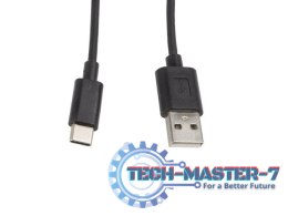 Kabel USB-C -> USB-A M/M 1M 2.0 czarny
