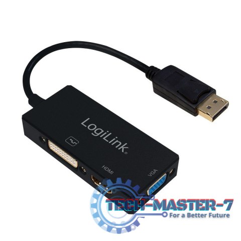 Kabel adapter display port do DVI/HDMI/VGA, 4K Kabel adapter display port do DVI/HDMI/VGA, 4K