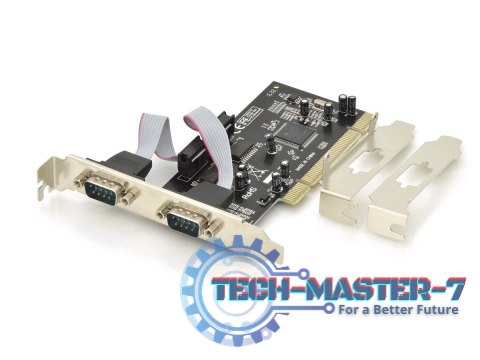 Karta rozszerzeń/Kontroler RS232 PCI, 2xDB9, Low Profile, Chipset: MCS9865 Karta rozszerzeń/Kontroler RS232 PCI, 2xDB9, Low Profile, Chipset: MCS9865
