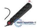 Listwa zasilająca 6g 3m MCE187 2300W czarna