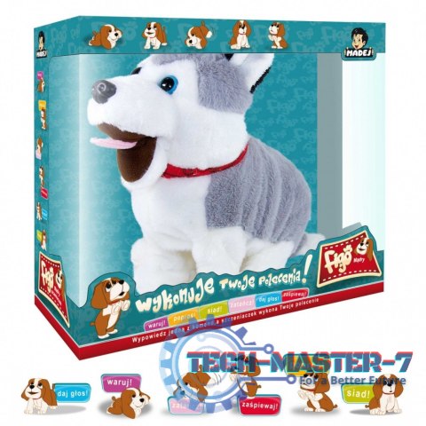 Maskotka interaktywna Figo Pies reagujący na komendy Husky Maskotka interaktywna Figo Pies reagujący na komendy Husky