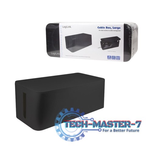 Organizer kabli Cable Box, czarny Organizer kabli Cable Box, czarny