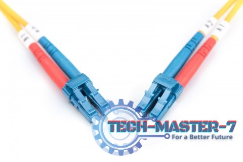 Patchcord FO SM 09/125 OS2 LC-LC duplex 1m Żółty Patchcord FO SM 09/125 OS2 LC-LC duplex 1m Żółty