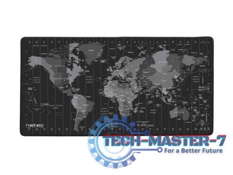 Podkładka pod mysz Time zone Map Maxi 800x400