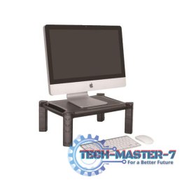 Podstawka pod monitor do 32cali, plastikowa regulowana, czarna
