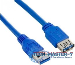 Przedłużacz kabla USB 3.0 AM-AF niebieski 3M