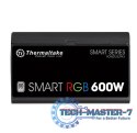 Smart 600W RGB (80+ 230V EU, 2xPEG, 120mm, Single Rail)