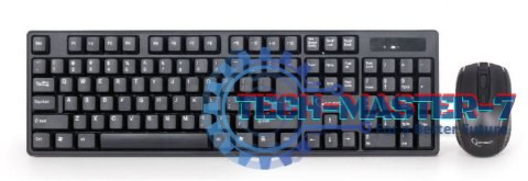 Zestaw klawiatura + mysz czarny, bezprzewodowy