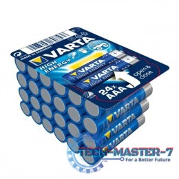 Baterie alkaliczne VARTA R3 (AAA) 24 sztuk HIGH ENERGY
