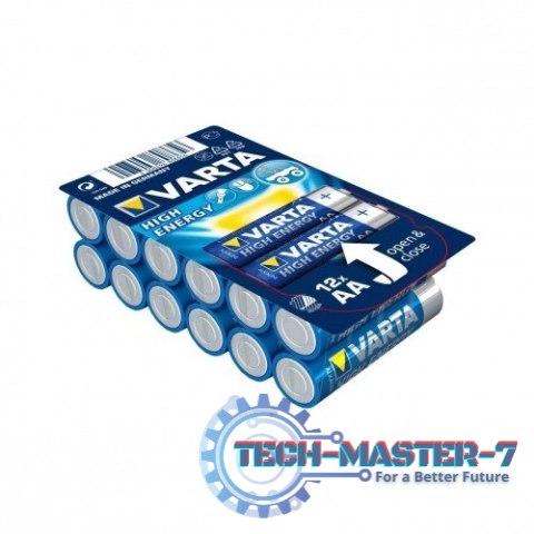 Baterie alkaliczne VARTA R6 (AA) 12 sztuk HIGH ENERGY