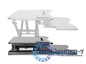 Ergonomiczna nakładka na biurko, powierzchnia robocza: 950x615x106-460mm, regulowana, czarna