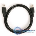 Kabel USB AM-AM 1.8m czarny