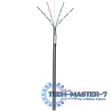 Kabel skrętka zewnętrzna F/UTP Cat5e 4x2 drut CCA 305m czarny