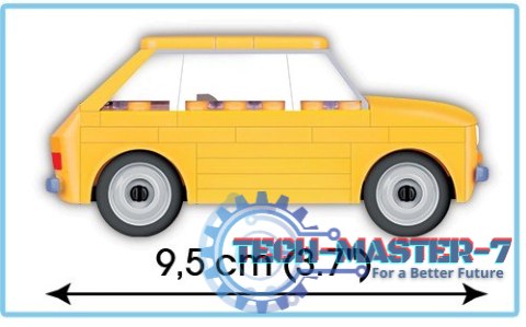 Klocki 71 elementów Polski Fiat 126P Klocki 71 elementów Polski Fiat 126P