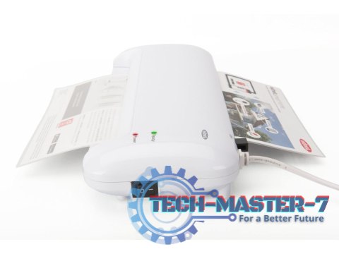 Laminator A4, prędkość: 400mm/min., grubość: 80-125 mikronów, biały Laminator A4, prędkość: 400mm/min., grubość: 80-125 mikronów, biały