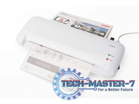 Laminator A4, prędkość: 400mm/min., grubość: 80-125 mikronów, biały Laminator A4, prędkość: 400mm/min., grubość: 80-125 mikronów, biały
