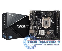 Płyta główna H310CM-DVS s1151 2DDR4 DVI/DSUB/USB3.1 uATX