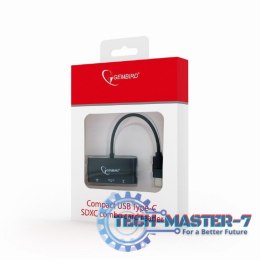 Czytnik kart na USB-C SDXC/combo/czarny