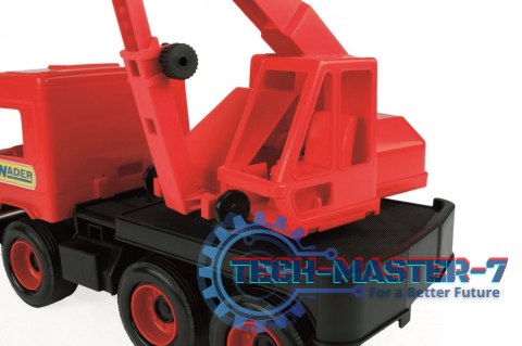 Dźwig czerwony 38 cm Middle Truck w kartonie Dźwig czerwony 38 cm Middle Truck w kartonie