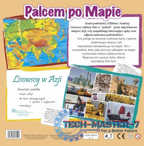 Gra Palcem po mapie - Lisowscy w Azji Gra Palcem po mapie - Lisowscy w Azji