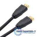 Kabel HDMI v2.0 10m. pozłacany
