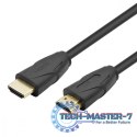 Kabel HDMI v2.0 15 m pozłacany