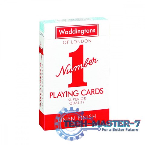Karty Waddingtons No.1 Czerwone/Niebieskie Karty Waddingtons No.1 Czerwone/Niebieskie