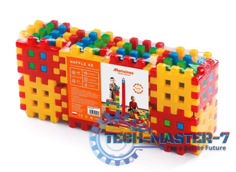 Klocki konstrukcyjne Waffle 48