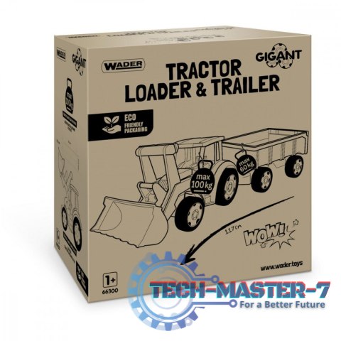 Ładowarka z przyczepą 117 cm Gigant Traktor Ładowarka z przyczepą 117 cm Gigant Traktor