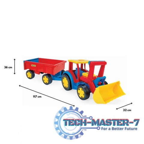 Ładowarka z przyczepą 117 cm Gigant Traktor Ładowarka z przyczepą 117 cm Gigant Traktor