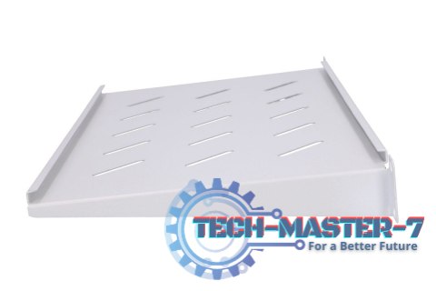 Półka rack 1U do szaf wiszących szara 25 cm Półka rack 1U do szaf wiszących szara 25 cm