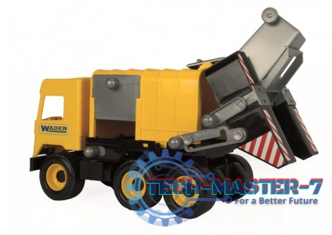 Śmieciarka żółta 42 cm Middle Truck w kartonie Śmieciarka żółta 42 cm Middle Truck w kartonie