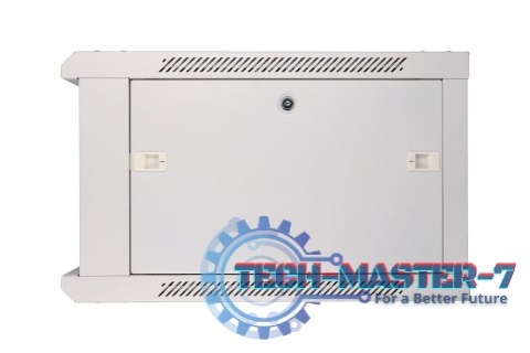 Szafka wisząca rack 6U 600x600 szara szklane drzwi Szafka wisząca rack 6U 600x600 szara szklane drzwi