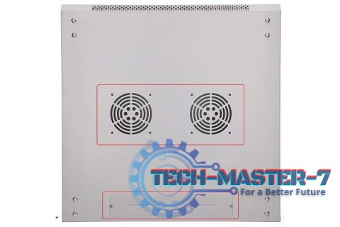 Szafka wisząca rack 6U 600x600 szara szklane drzwi Szafka wisząca rack 6U 600x600 szara szklane drzwi