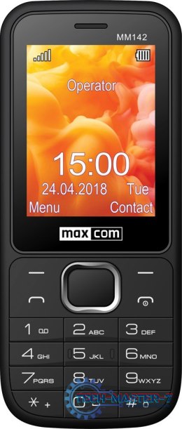 Telefon MM 142 DUAL SIM czarny